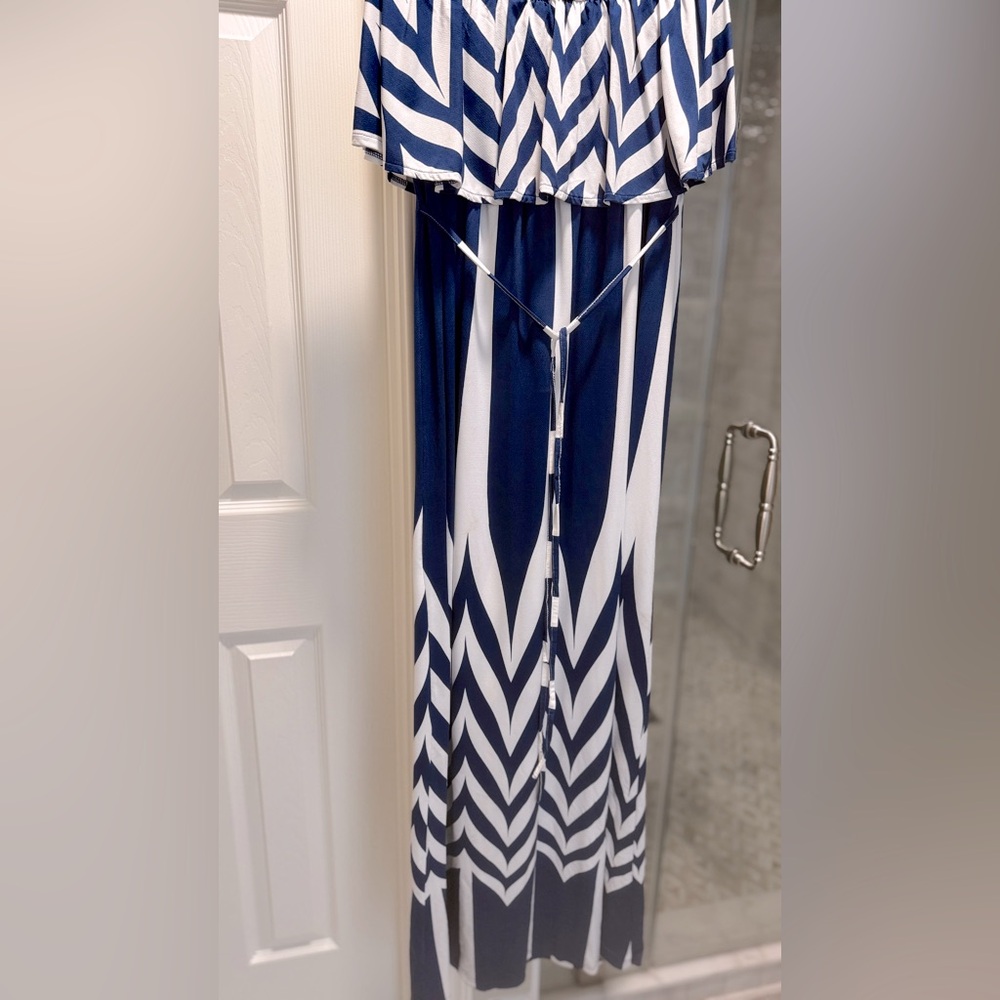 Lovely Girl Womens Ruffle Maxi Summer Dress Off Shoulder. - Picture 4 of 4